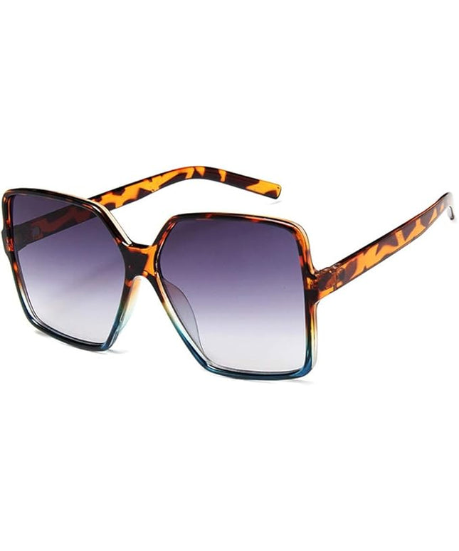 Dollger Oversized Square Sunglasses for Women Big Large Wide Fashion Shades for Men UV Protection Unisex