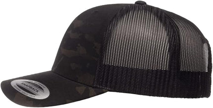 Mrlahat 6606 Yupoong Classics Retro Trucker Cap with Black Bandana