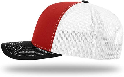 Richardson 112 Classic Six-Panel Adjustable Snapback Trucker Cap | Bulk Packs Available