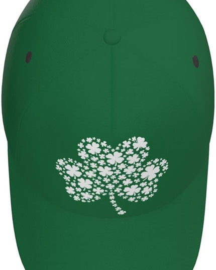 St. Patrick's Day Baseball Cap, Irish Green Clover Trucker Hat for Men Women, Fashion Adjustable Sun Visor Dad Hat