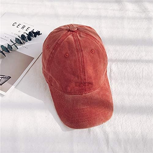 HH HOFNEN Men Women Washed Distressed Twill Cotton Baseball Cap Vintage Adjustable Dad Hat