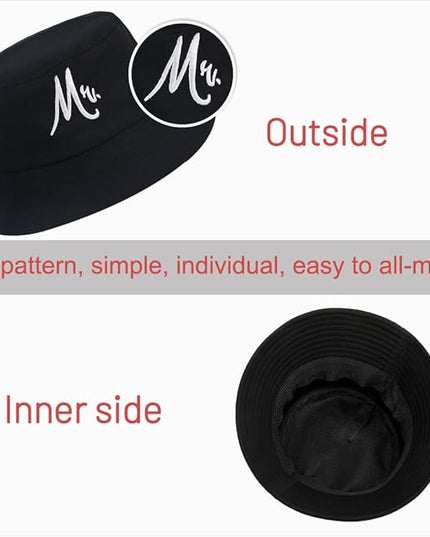 Cotton Bucket Hat for Women Men Summer Travel Sun Beach Bucket Cap, Unisex Outdoor Fisherman Hat