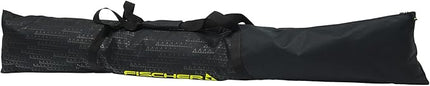Fischer Skicase ECO XC NC - Durable Lightweight Easy Foldable 195cm Long Nordic Skis Bag with Handle Straps | 1 Ski Pair Capacity