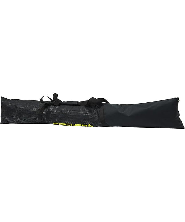 Fischer Skicase ECO XC NC - Durable Lightweight Easy Foldable 195cm Long Nordic Skis Bag with Handle Straps | 1 Ski Pair Capacity