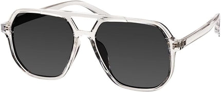 mosanana Oversized Aviator Sunglasses for Women and Men with Polarized Lens MS52243