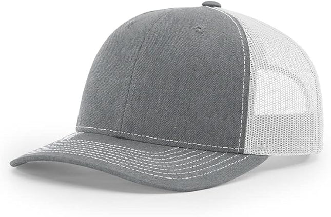 Richardson 112 Classic Six-Panel Adjustable Snapback Trucker Cap | Bulk Packs Available