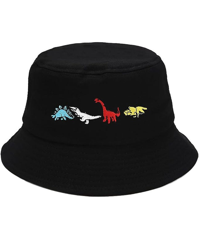 XYIYI Fashion Embroidery Bucket Hat Cotton Beach Fisherman Hats for Women Girls