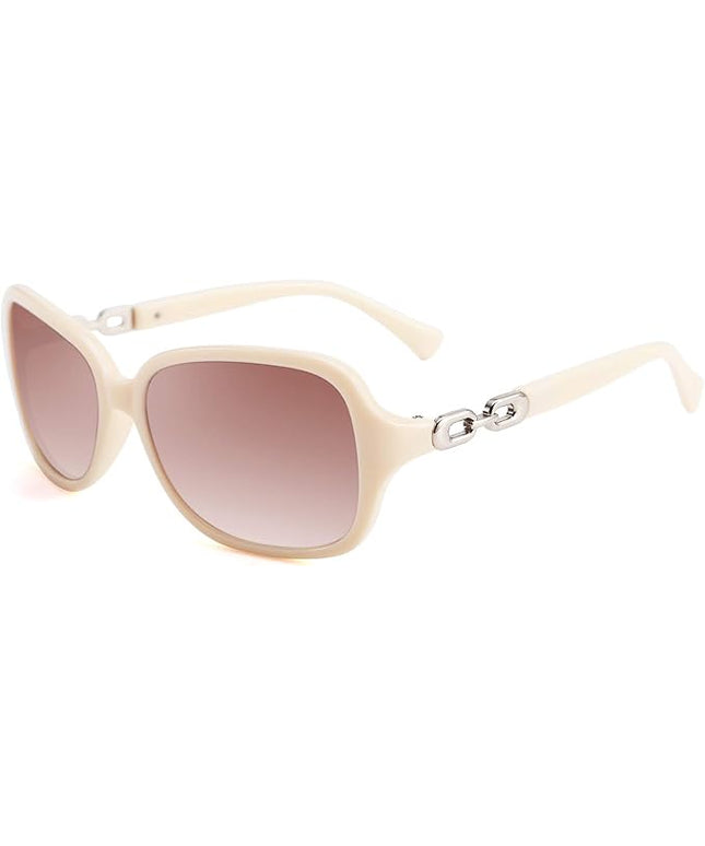 FEISEDY Vintage Square Polarized Sunglasses for Women UV400 Travel Driving Fashion Arcuate Sunglasses B2526