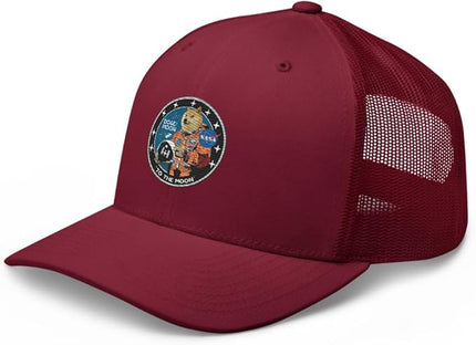 Doge/Moon NASA Logo Trucker Cap