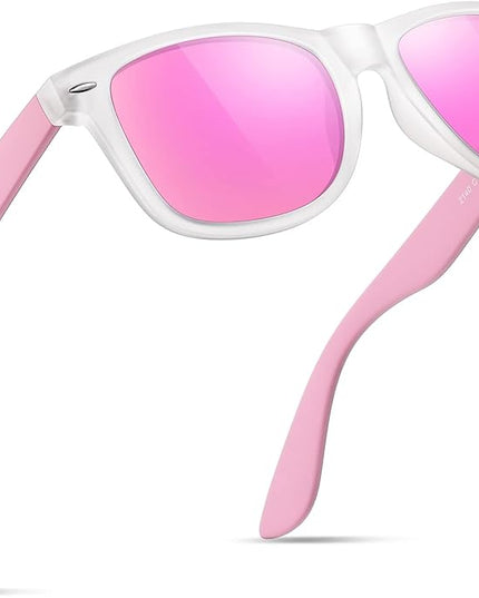 FEIDUSUN Sunglasses Men Polarized Sunglasses for Mens and Womens,Black Retro Sun Glasses Driving Fishing UV Protection