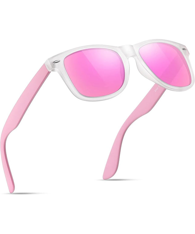FEIDUSUN Sunglasses Men Polarized Sunglasses for Mens and Womens,Black Retro Sun Glasses Driving Fishing UV Protection