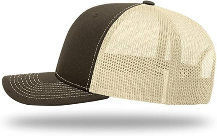 Richardson 112 Classic Six-Panel Adjustable Snapback Trucker Cap | Bulk Packs Available