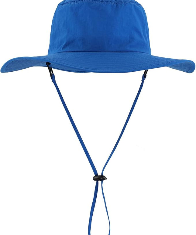 Home Prefer UPF50+ Mens Sun Hat Wide Brim Fishing Hat Womens UV Protection Cap Breathable Mesh Safari Gardening Bucket Hat