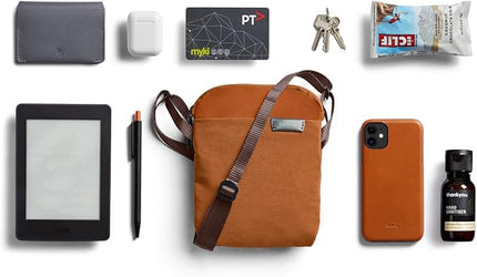 Bellroy City Pouch (cross-body bag, e-reader or small tablet, wallet, phone) - Bronze