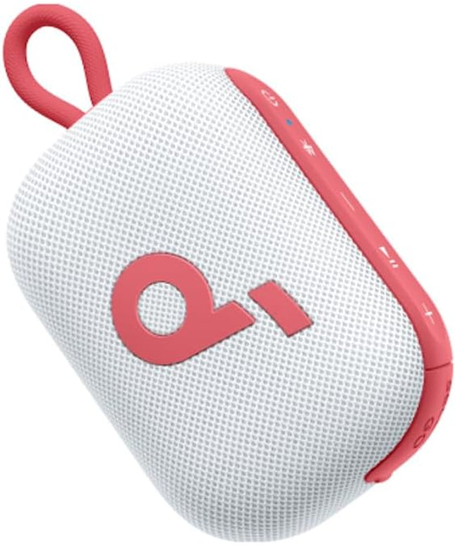 Soundcore Select 4 Go Bluetooth Shower Speaker by Anker, IP67 Waterproof/Dustproof, Portable, Wireless, 20H Playtime, Floatable, Powerful Sound, Electronics for Outdoors/Home/Office/Travel/Party-Red