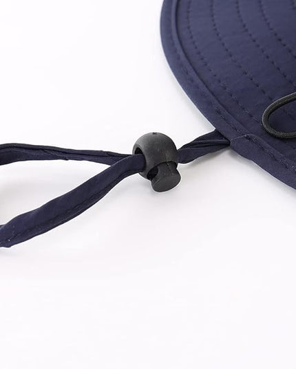 LLmoway Kids Sun Protection Hat Quick Dry Adjustable Wide Brim Mesh Bucket Hat