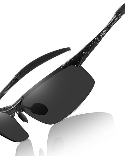 DUCO Mens Sports Polarized Sunglasses UV Protection Sunglasses for Men 8177s
