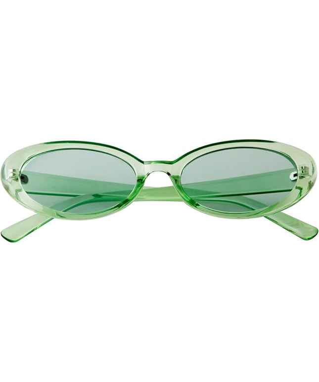 90s Sunglasses for Women Men Retro Small Oval Sunglasses