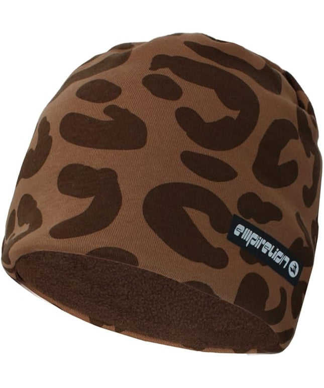 EMPIRELION Softshell Winter Fleece Lined Beanie Hats, 9" Running Skull Cap Thermal Tactical Watch Cap Men Women