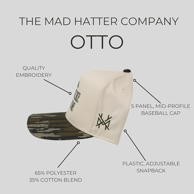 The Mad Hatter, Men & Women's Trucker Hat, Premium Embroidered Adjustable Snapback for Everyday Wear