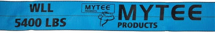 Mytee Products 10 Pack Winch Straps 4" x 30' Blue Heavy Duty Tie Down w/Delta Ring WLL# 5400 lbs | 4 Inch Cargo Control for Flatbed Truck Utility Trailer