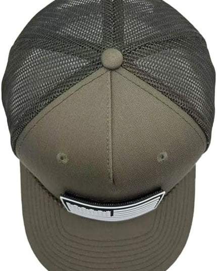 Old Glory PVC Curved 5 Panel Rope Hat, Adjustable Snapback Baseball Cap, Perfect for Outdoor Sports