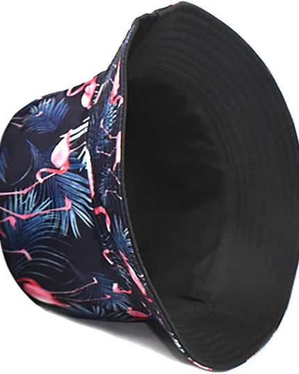 Malaxlx Unisex Bucket Hat Beach Sun Hat Aesthetic Fishing Hat for Men Women Teens, Reversible Double-Side-Wear