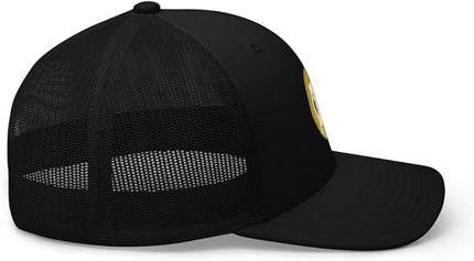 Dogecoin Crypto Embroidered Logo Trucker Cap
