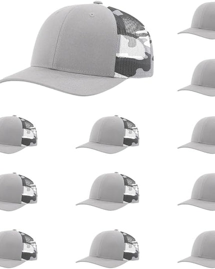 Richardson 112 Classic Six-Panel Adjustable Snapback Trucker Cap | Bulk Packs Available