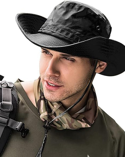 Sun Hats for Men Women Bucket Hat UPF 50+ Boonie Hat Foldable UV Protection Hiking Beach Fishing Summer Safari