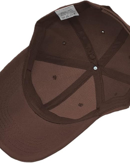 Glory Max Plain Baseball Cap Hook & Loop Strap Adjustable Solid Blank Curved Visor Hat