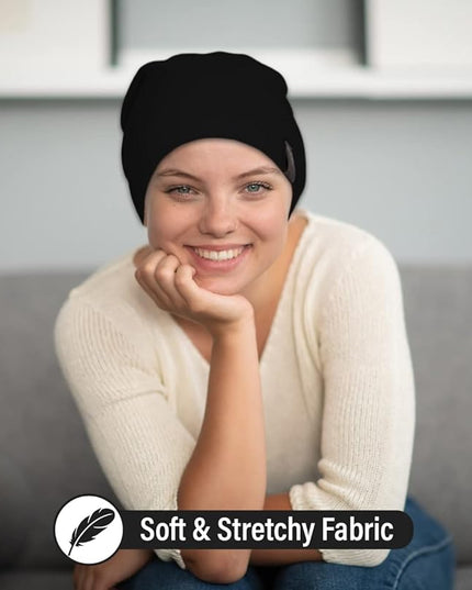 Revony Chemo Beanie Cap - Soft and Skin Friendly - 100% Cotton