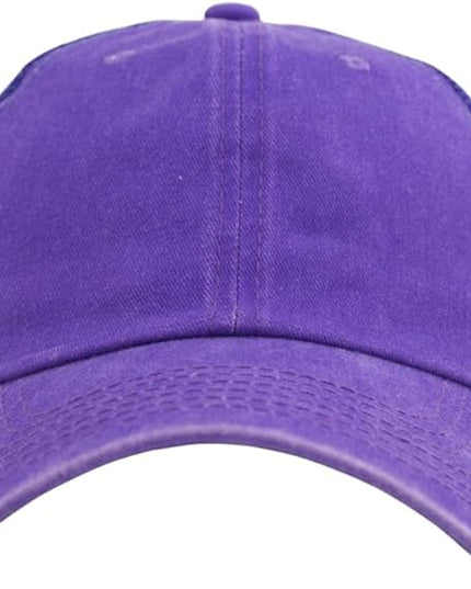 Comfy Vintage Trucker Baseball Hat- M/L/XL/XXL Women Men Unstructured Washed Dad Cap | Snapback | Soft Crown | Soft Mesh