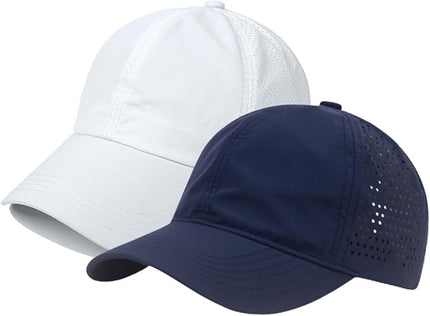 VOASTEK Running Hats for Men Baseball Cap Outdoor Essentials Runner Hat Jogging Cap Tennis Golf Workout Hats
