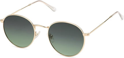 SOJOS Small Round Polarized Sunglasses for Women Men Classic Vintage Retro Shades UV400 SJ1014