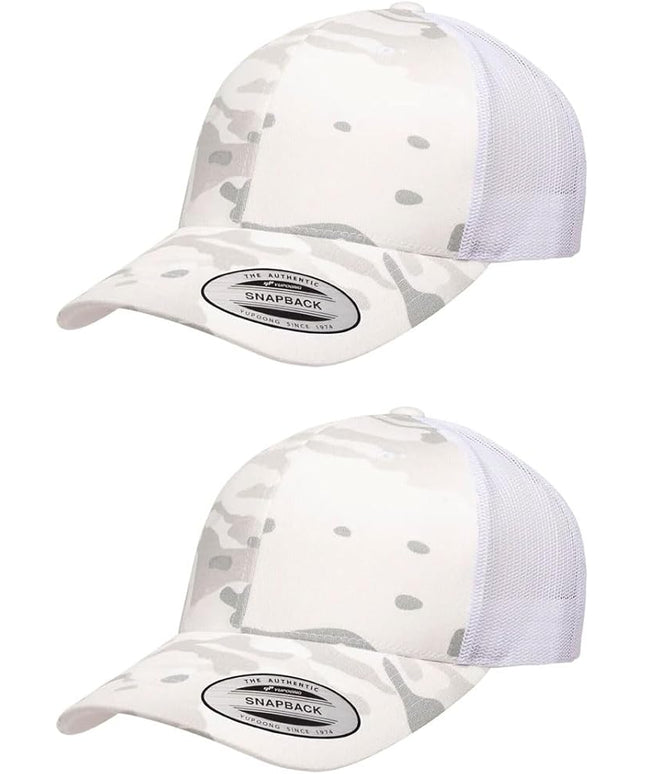 Yupoong Classic Premium Mesh 6 Panel Retro Trucker Cap | Mid Profile Snapback | OSFA | Bulk Pack Available