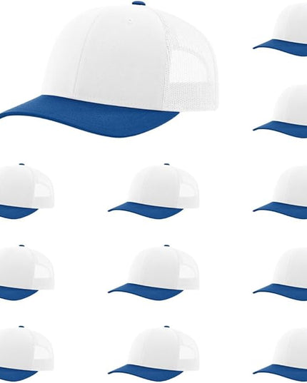 Richardson 112 Classic Six-Panel Adjustable Snapback Trucker Cap | Bulk Packs Available