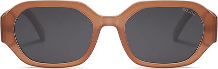 SOJOS Polarized Sunglasses For Women Retro Rectangle Womens Sun Glasses Trendy Narrow Square 90s Shades SJ2232