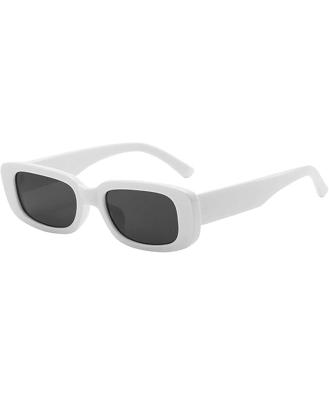 Dollger Rectangle Sunglasses for Women Men Trendy Retro Fashion Sunglasses UV 400 Protection Square Fram