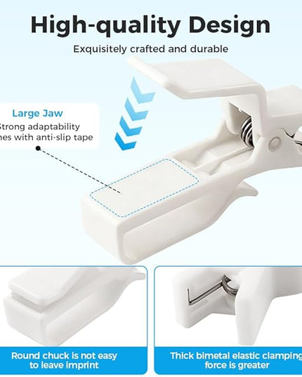 Movable Cord Holder for Nightstand, 2026 New Upgrade Cord Organizer Holder, Cable Organizers USB Cable Holder Wire Organizer Cord Clips, Cable Hider for Home, Office,Cubicle Accessories (9, White)
