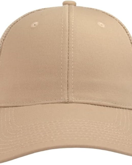 TSSGBL Classic Mesh Trucker Hat, Small & OSFM & XXL Options, Men Women Basic Adjustable Snapback Plain Blank Baseball Cap