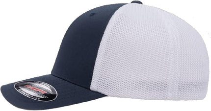 Flexfit 6511 Fitted Mid-Profile Stretchable Mesh Panels Trucker Cap | Bulk Pack Available
