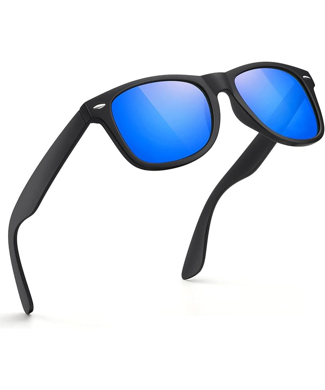 FEIDUSUN Sunglasses Men Polarized Sunglasses for Mens and Womens,Black Retro Sun Glasses Driving Fishing UV Protection