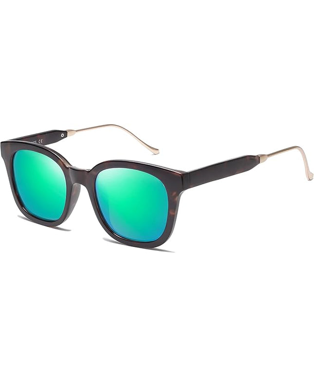 SOJOS Classic Square Polarized Sunglasses Womens Mens Retro Trendy UV400 Sunnies SJ2050