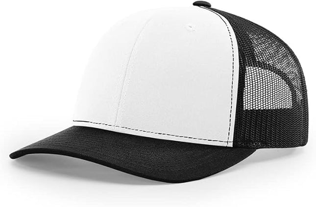Richardson 112 Classic Six-Panel Adjustable Snapback Trucker Cap | Bulk Packs Available