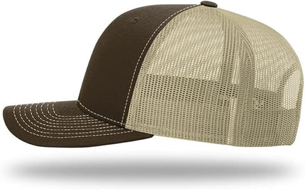 Richardson 112 Classic Six-Panel Adjustable Snapback Trucker Cap | Bulk Packs Available