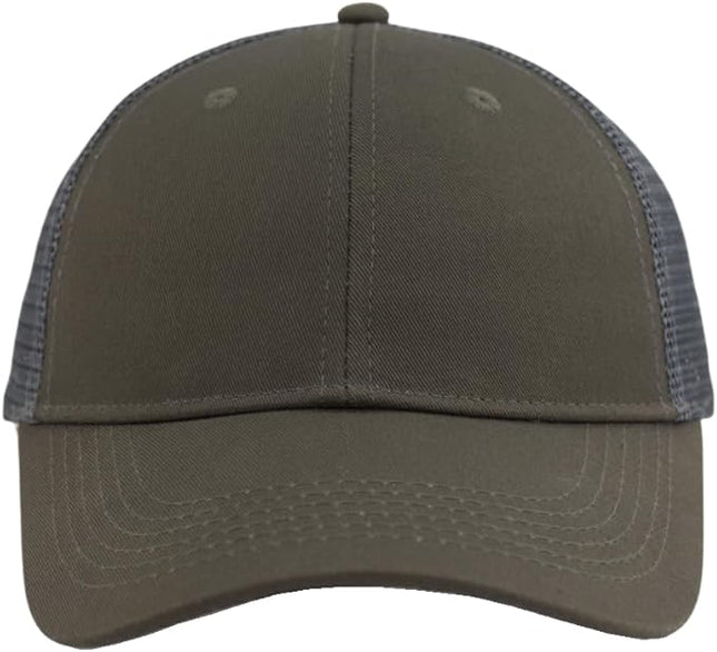 TSSGBL Classic Mesh Trucker Hat, Small & OSFM & XXL Options, Men Women Basic Adjustable Snapback Plain Blank Baseball Cap