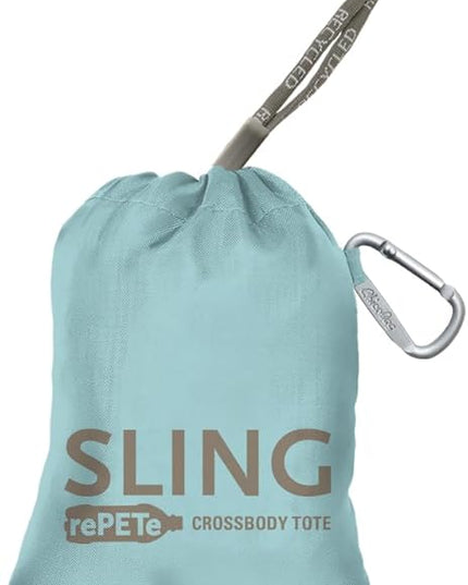 ChicoBag Sling rePETe + Refine | Eco-friendly Messenger-Style Reusable Tote Bag