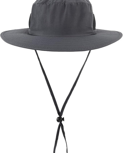 LLmoway Kids Sun Protection Hat Quick Dry Adjustable Wide Brim Mesh Bucket Hat
