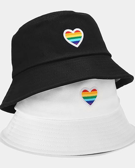 XYIYI Fashion Embroidery Bucket Hat Cotton Beach Fisherman Hats for Women Girls